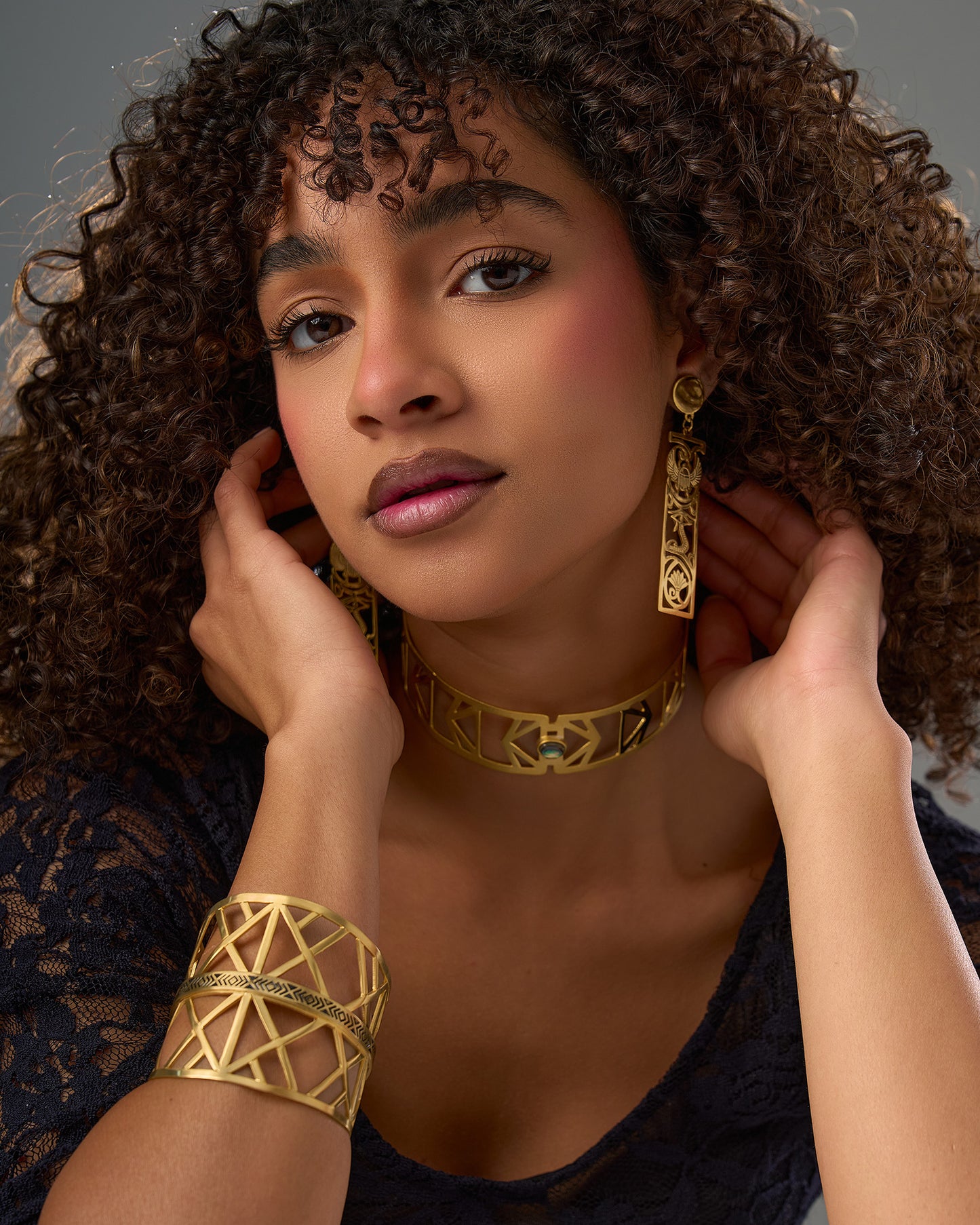 Egyptian cartouche Earrings