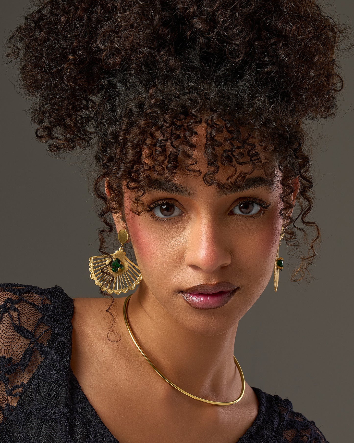Fan Earrings
