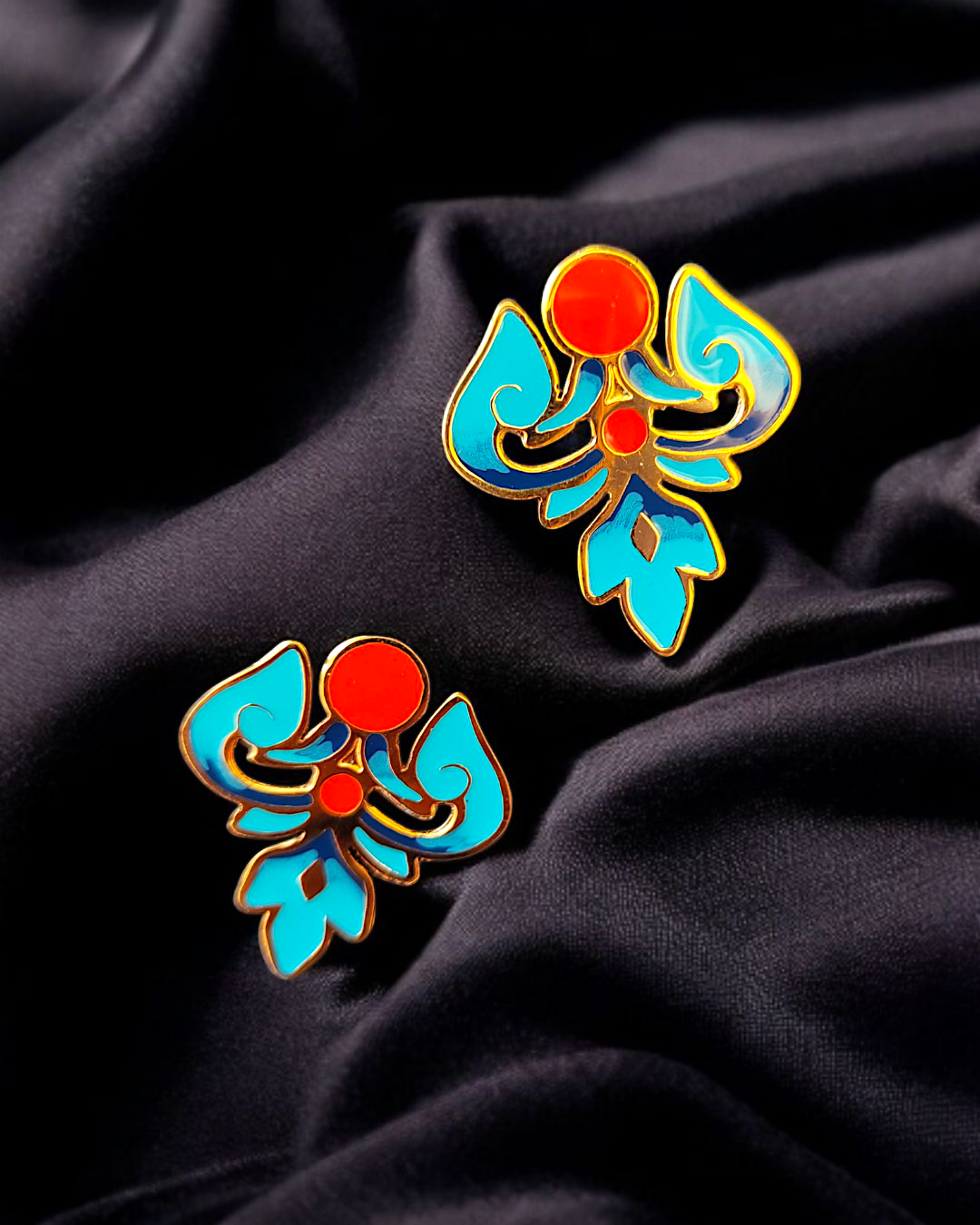 Colorful Flower Earring