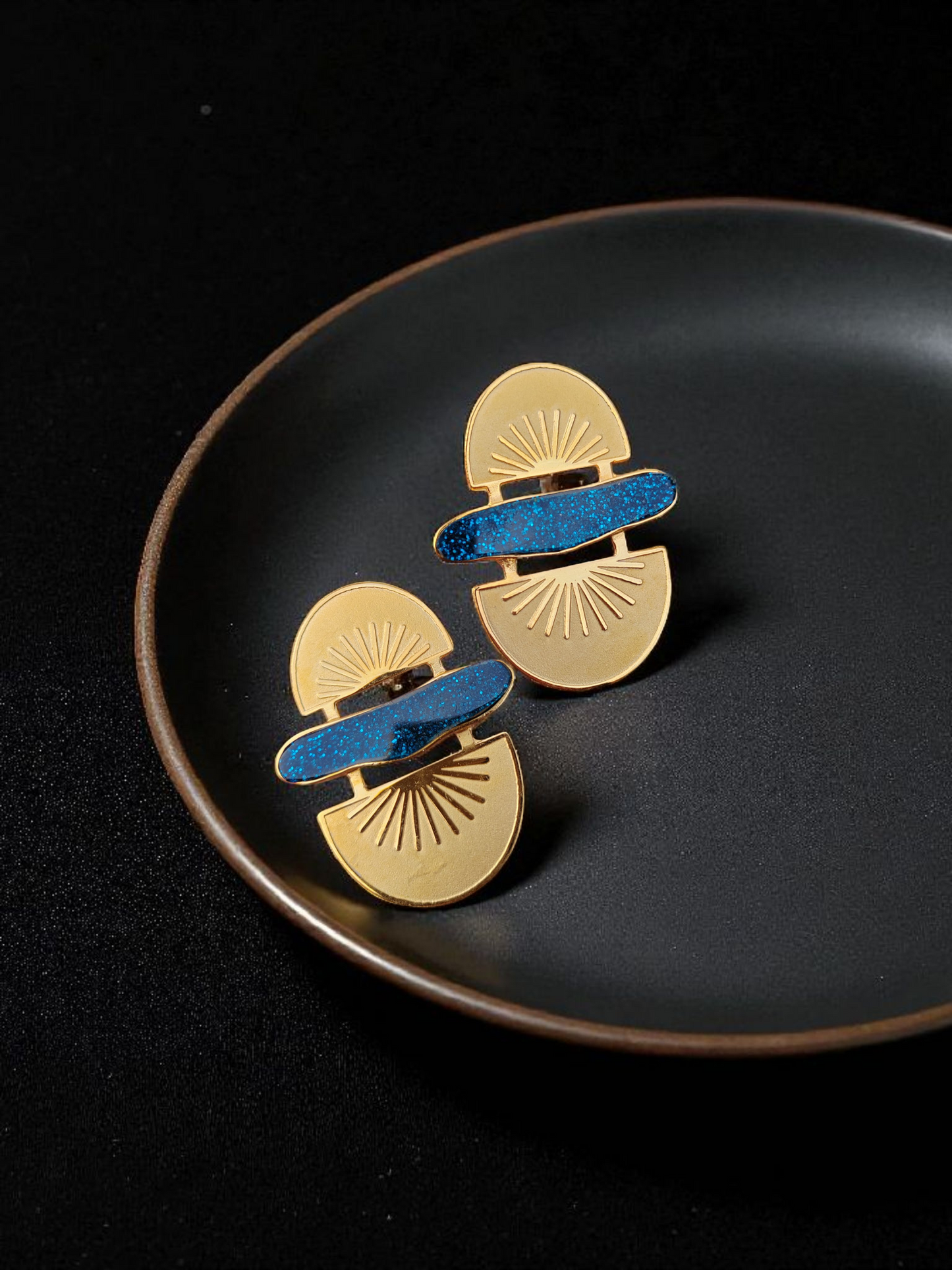 Sea and sun earrings