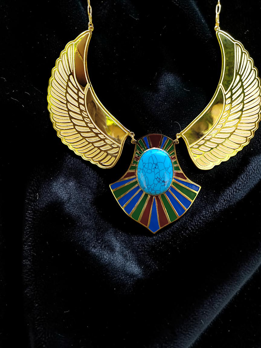 Golden Wings Necklace 2