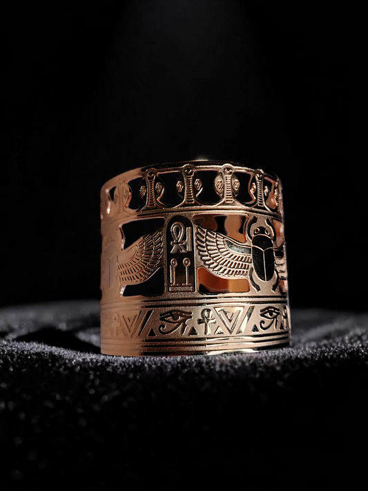 Scarab golden wings Bangle