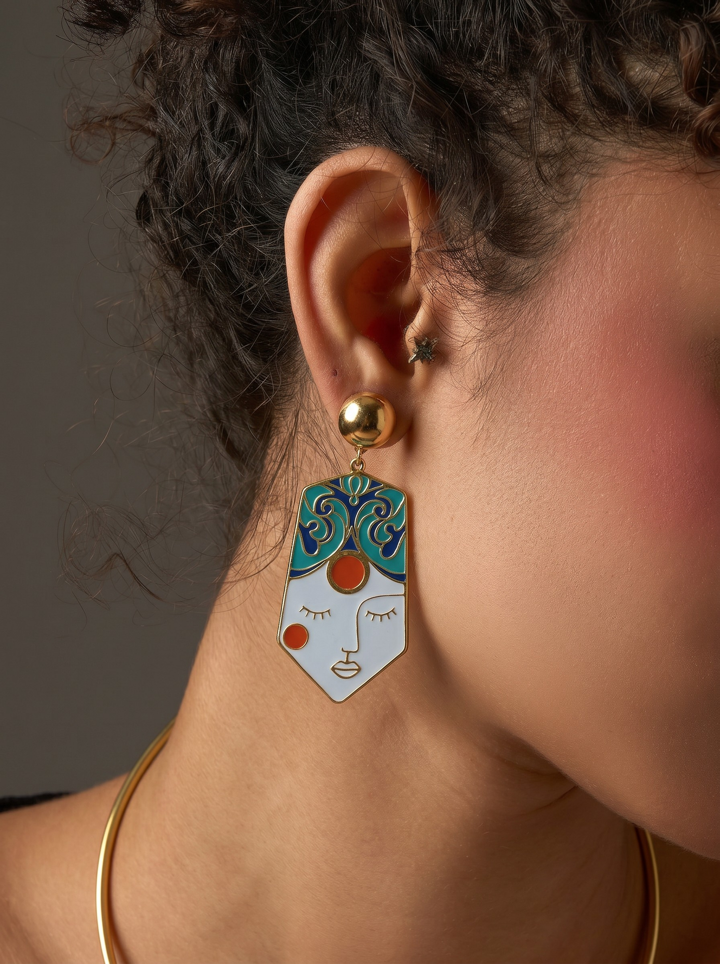 Indian girl earring