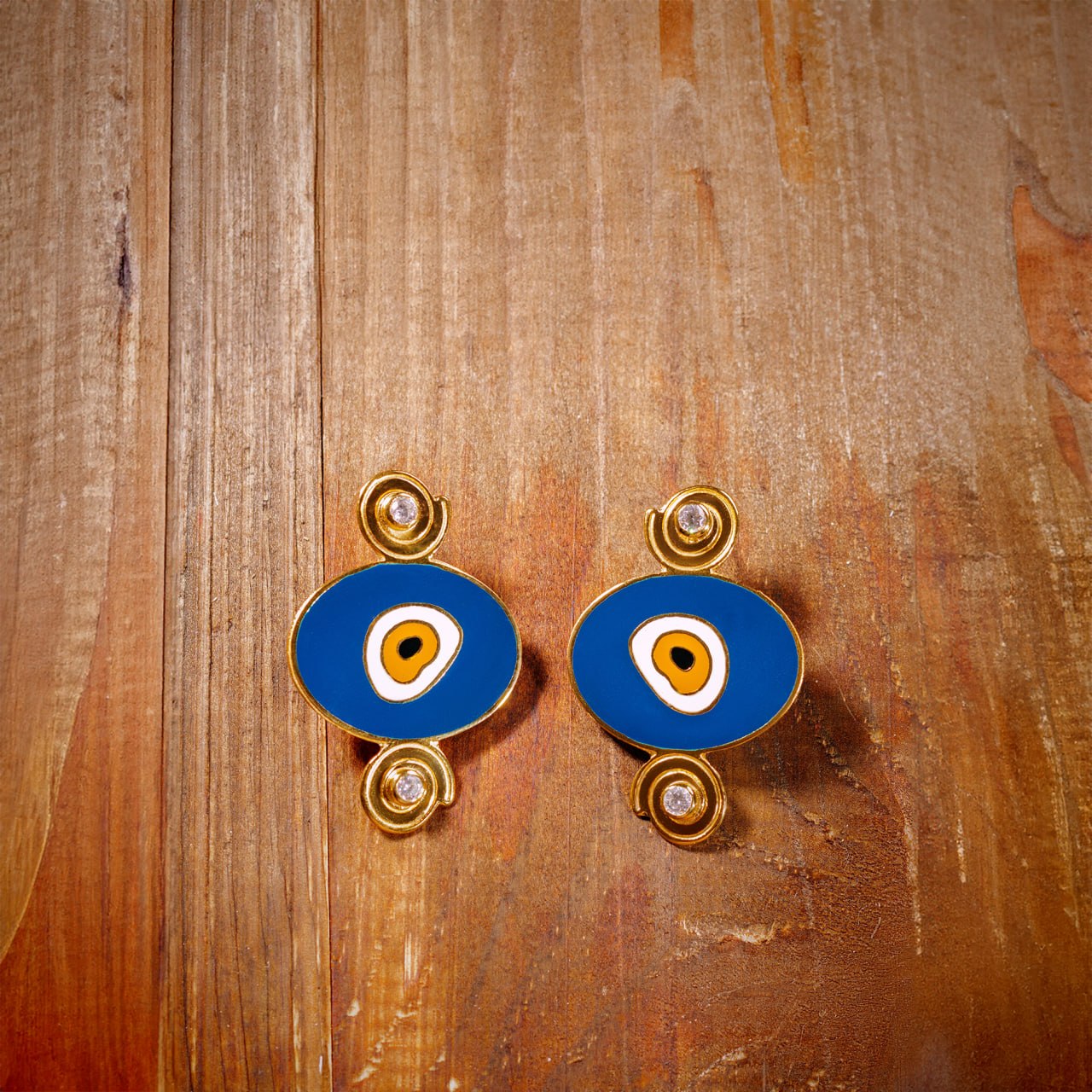 Circle eye Earrings