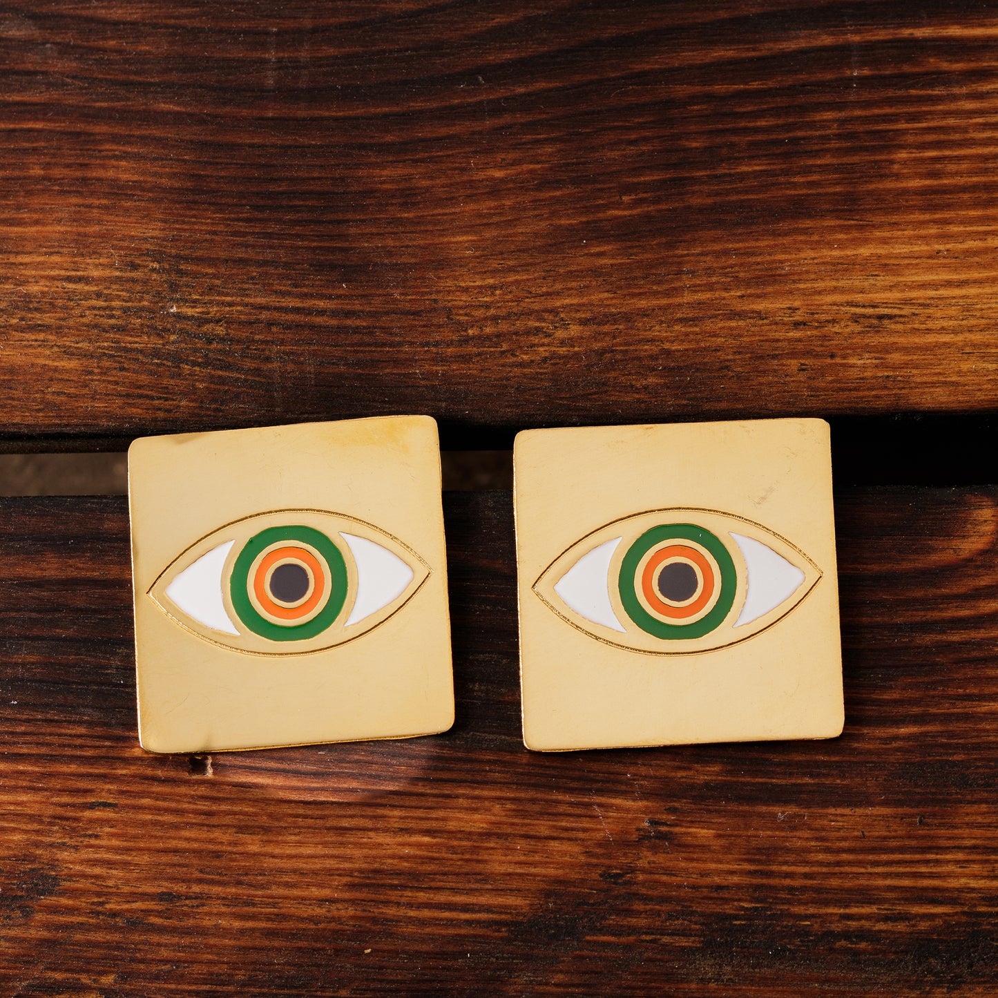 eyes earrings