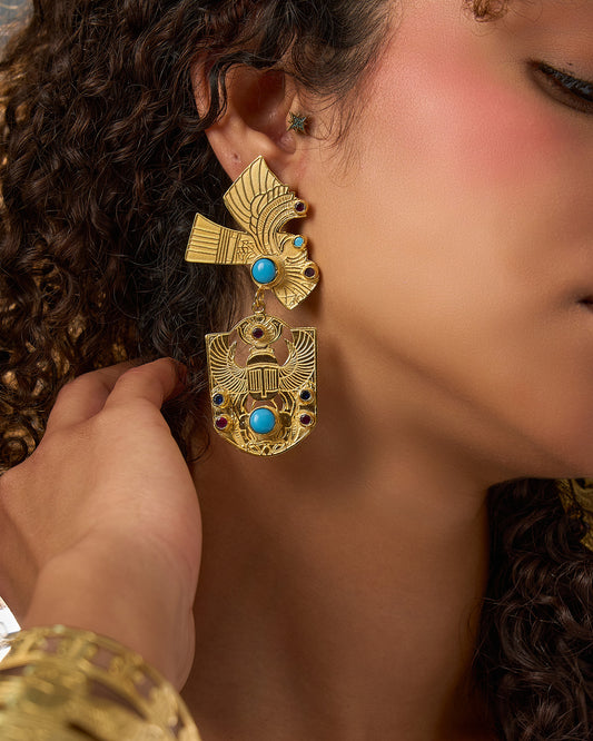 Scarab Wings Earrings