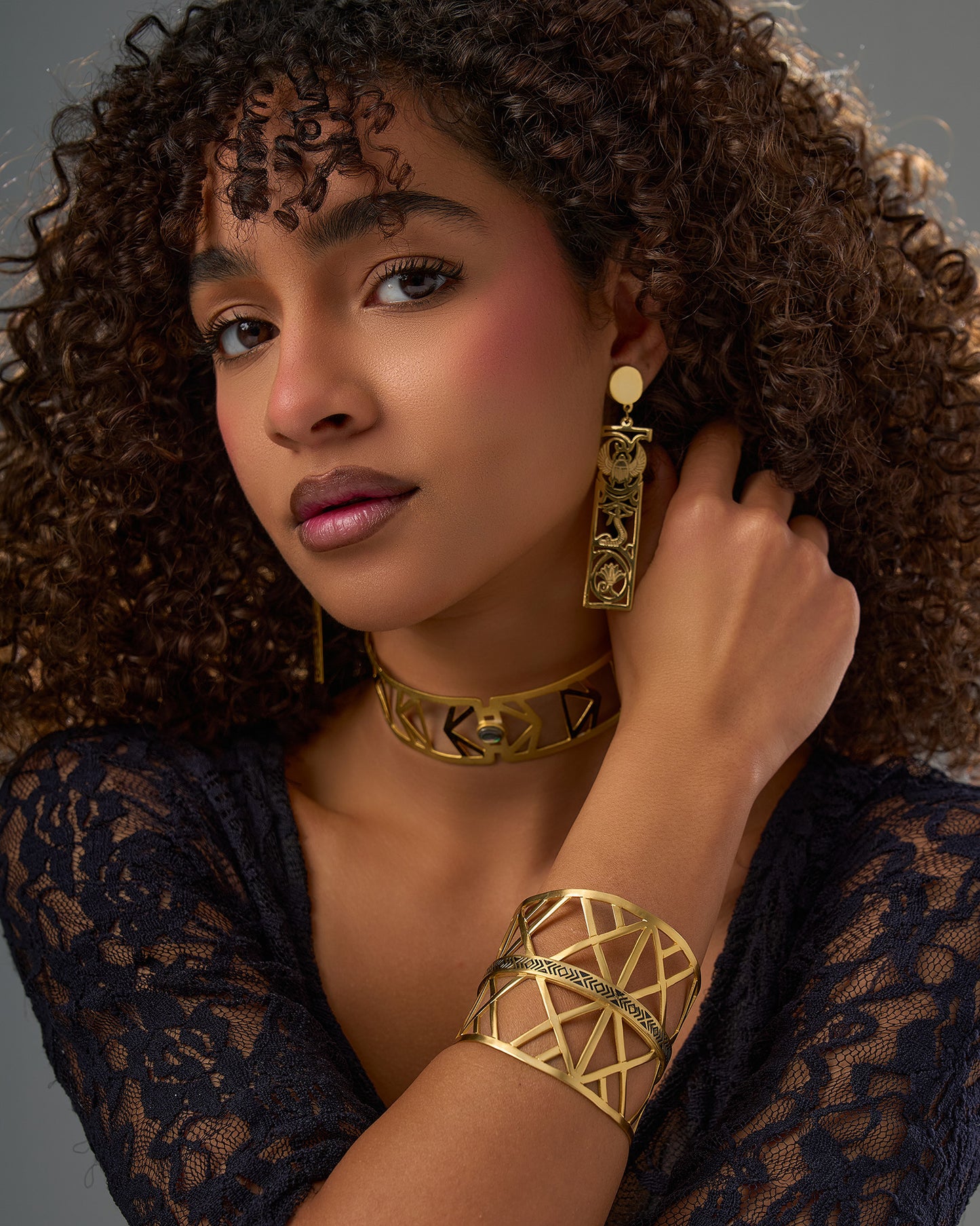 Egyptian cartouche Earrings