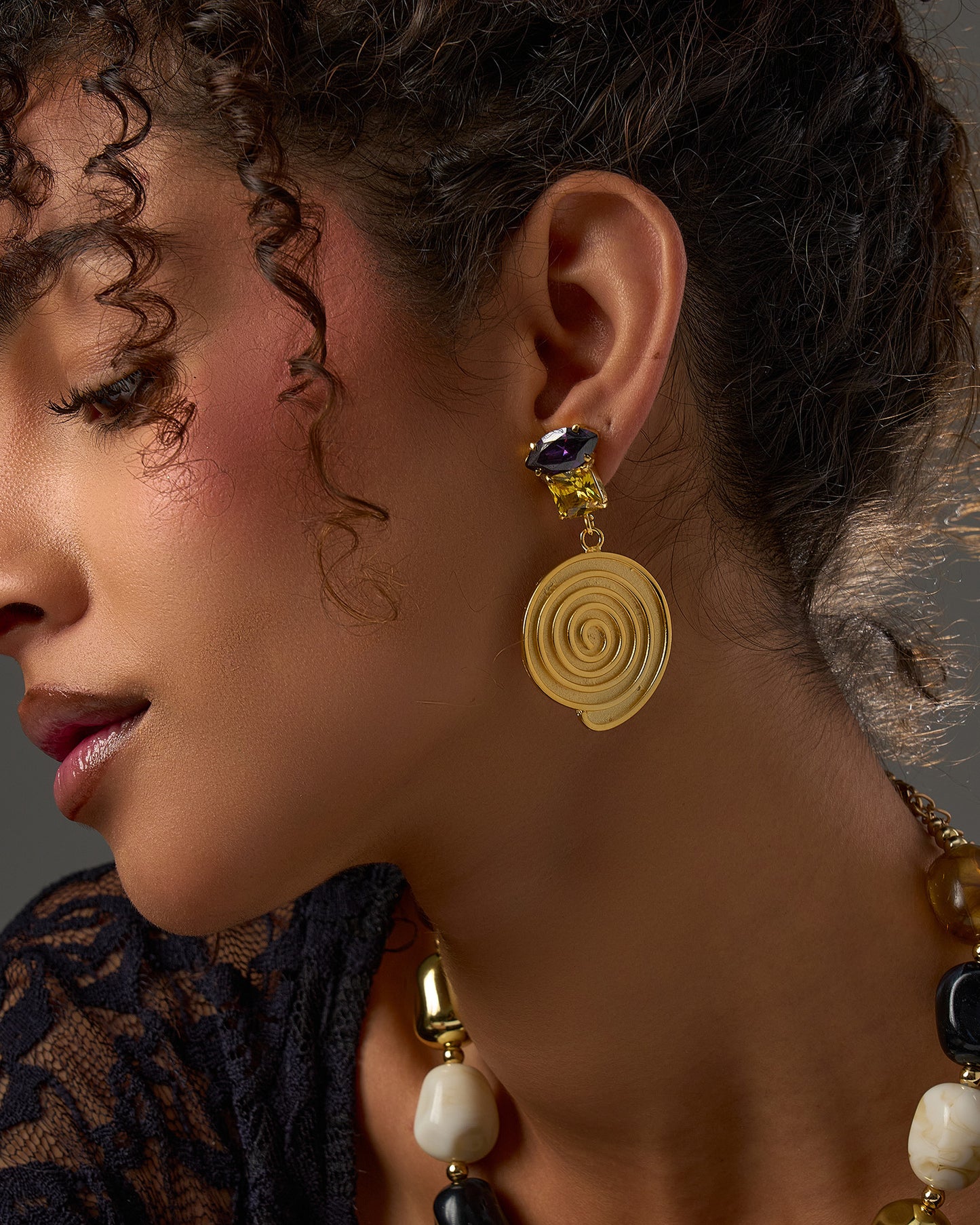 Zircon Stones earrings