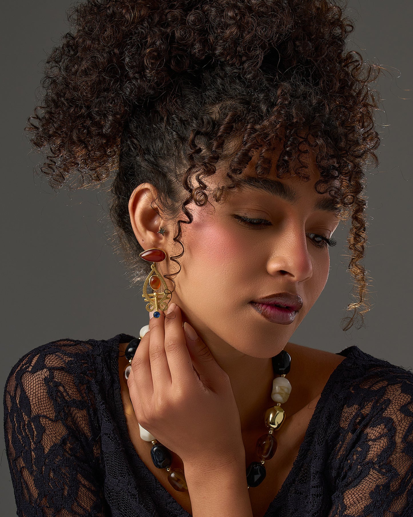 light bell earrings