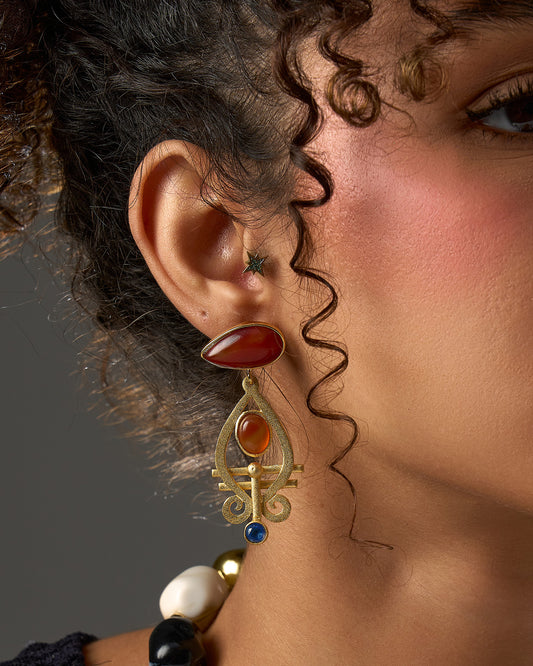 light bell earrings