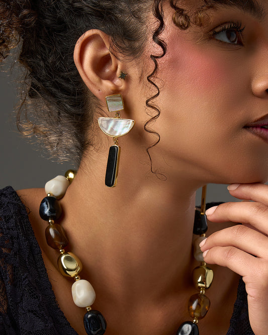 Black & White Earrings
