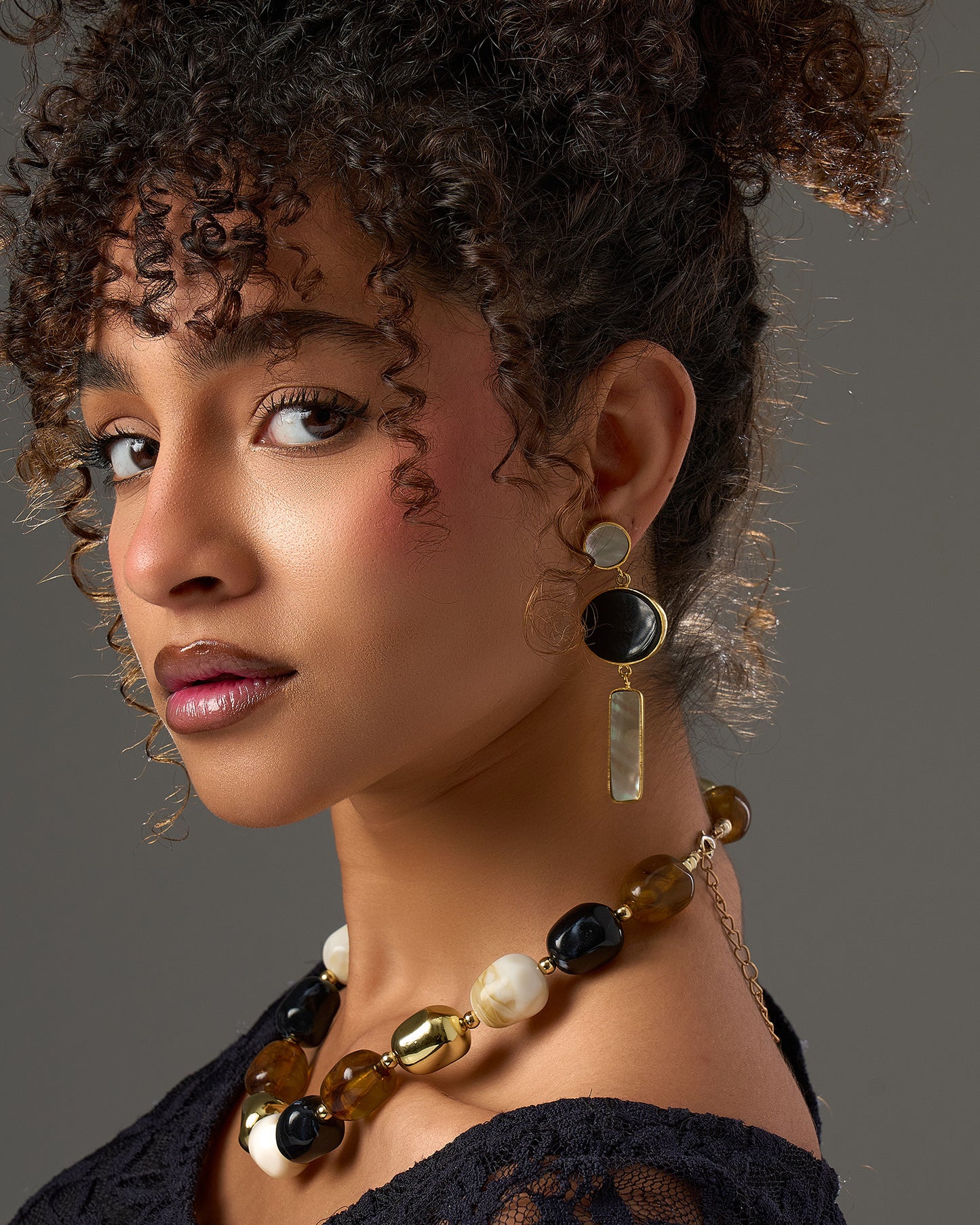 Black & White Earrings
