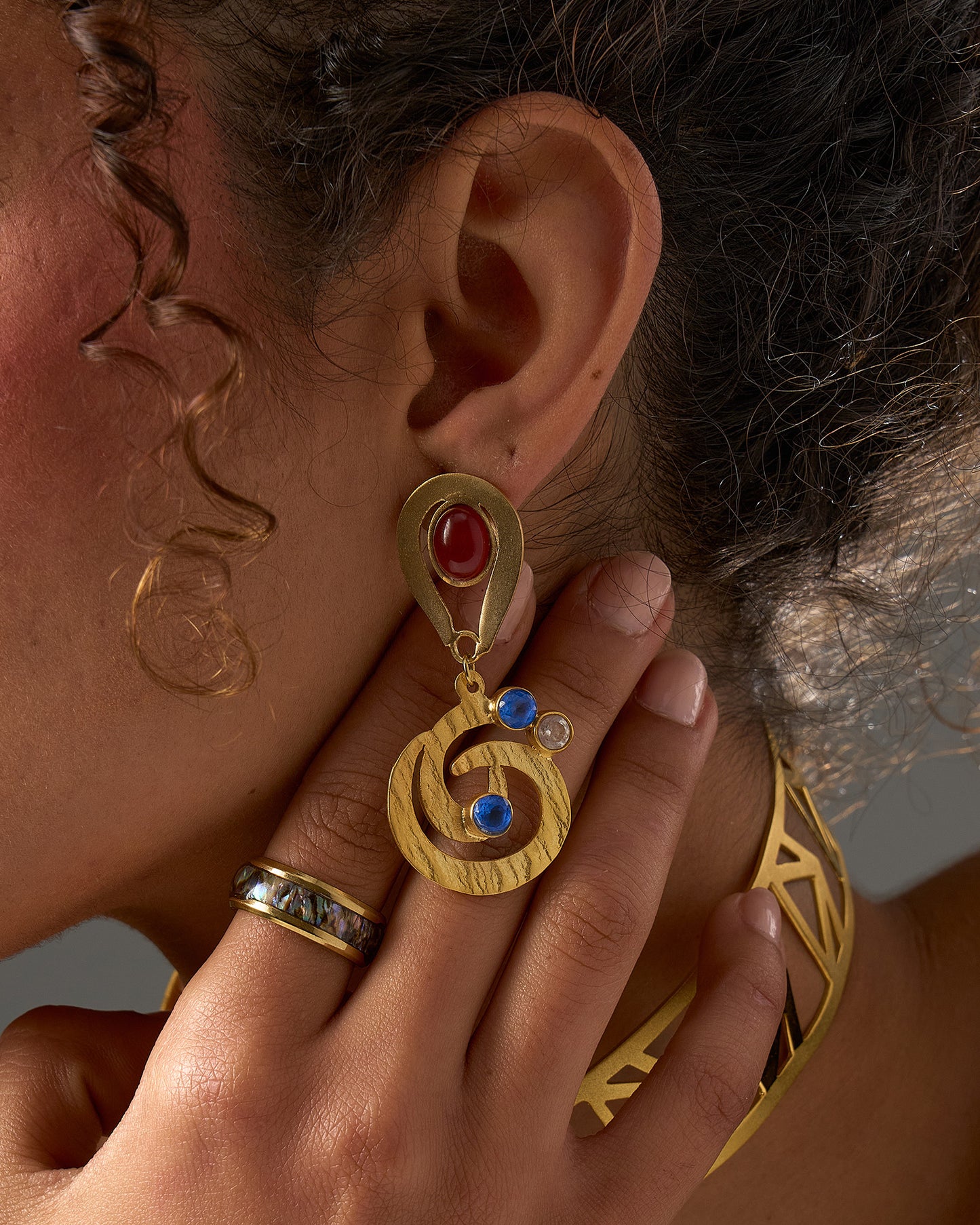 Snail earrings