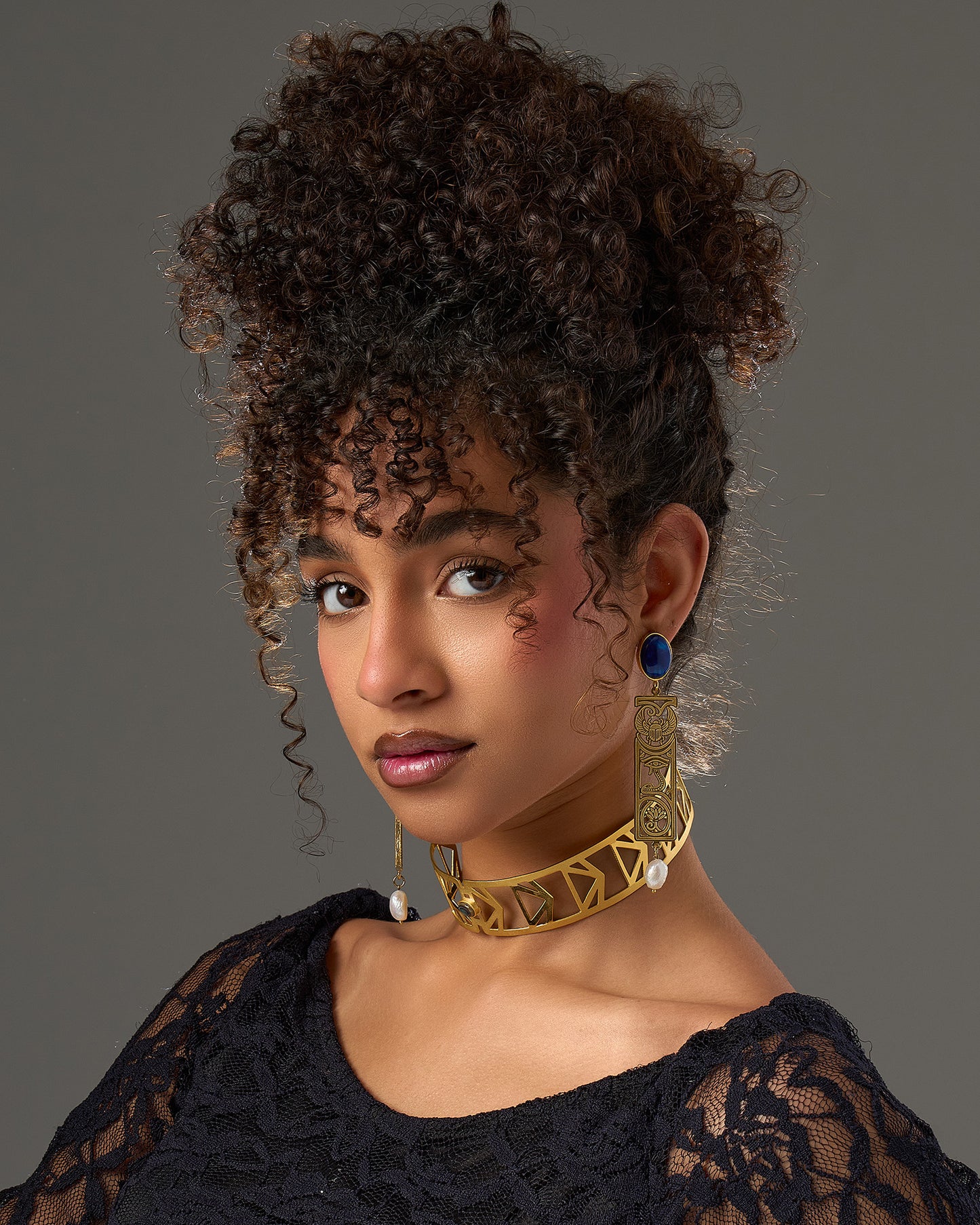 Cartouches Pearl earrings
