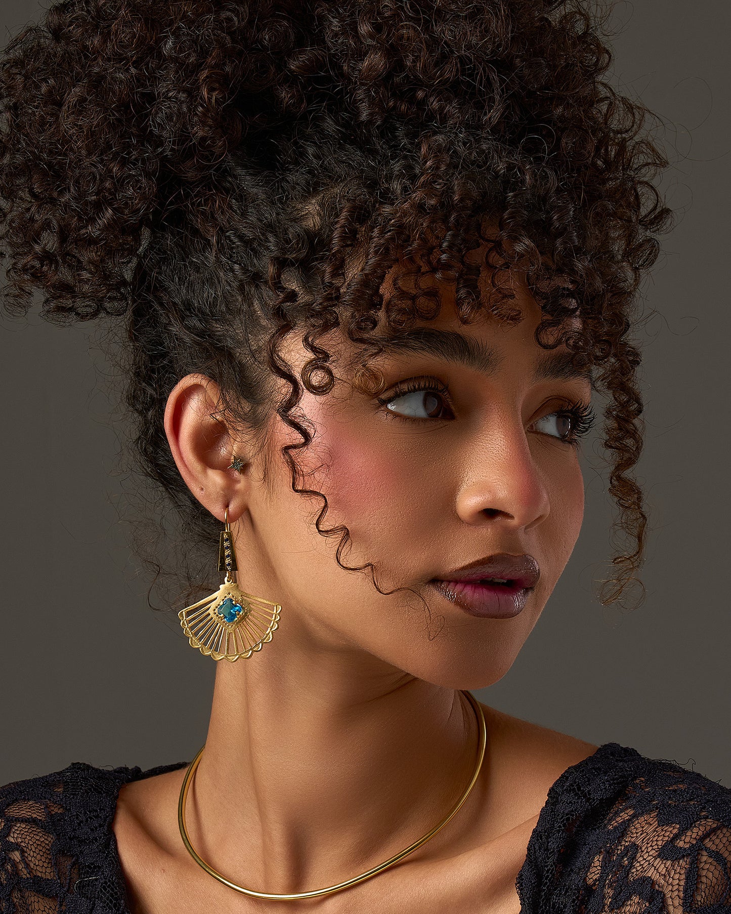 Fan Earrings