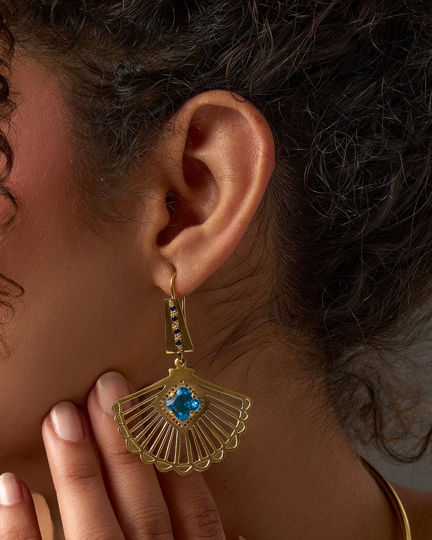 Fan Earrings