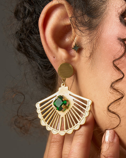 Fan Earrings