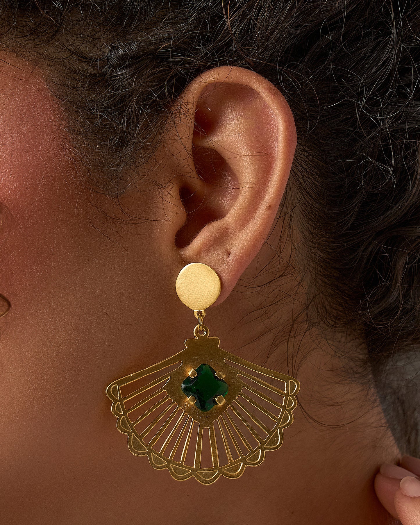 Fan Earrings