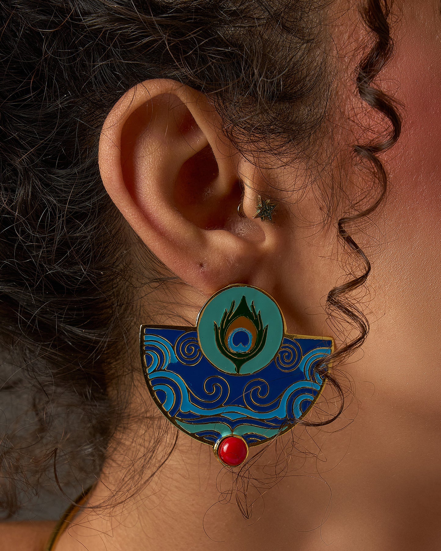 Peacock ِEarrings