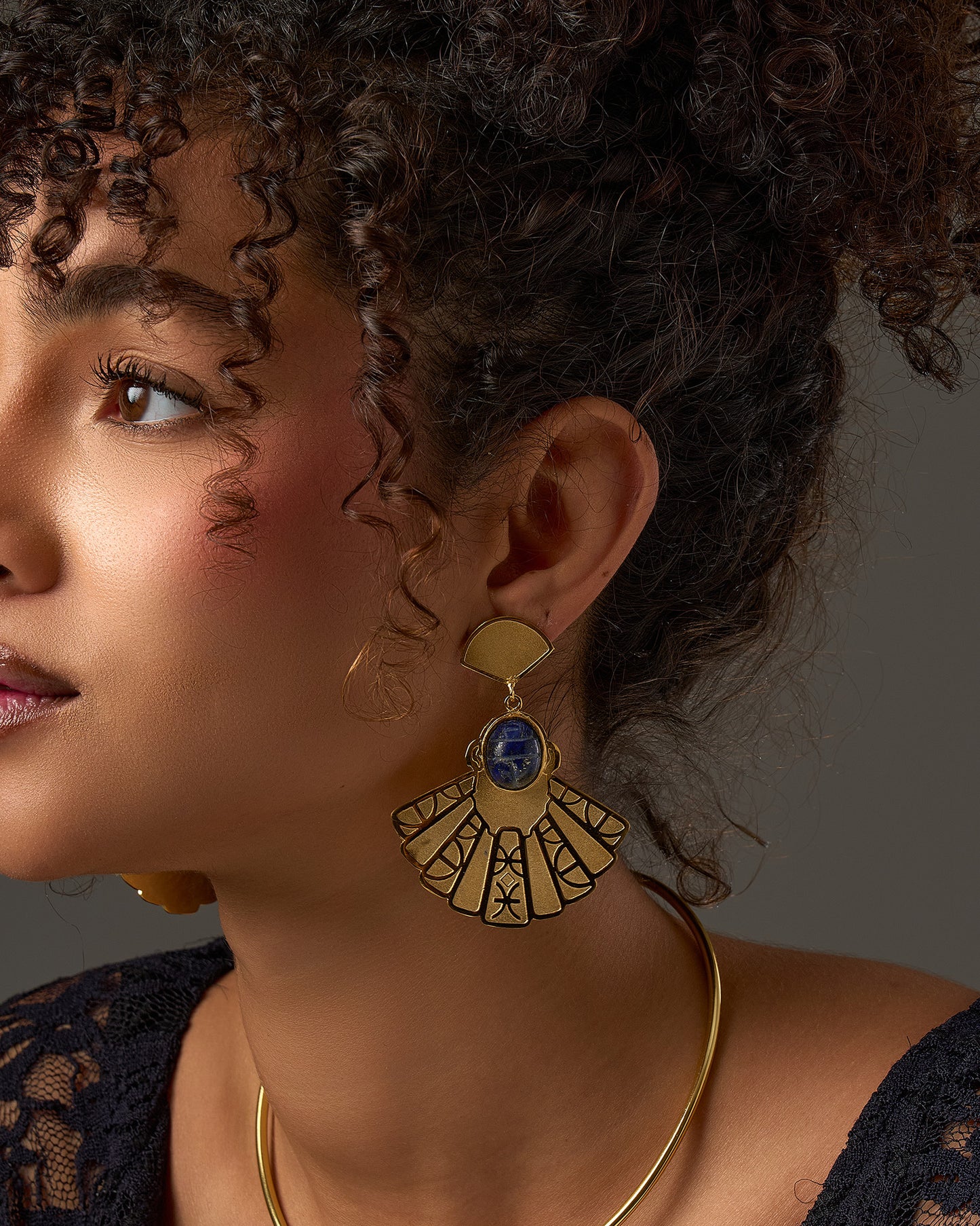 Scarab Amulet Earrings