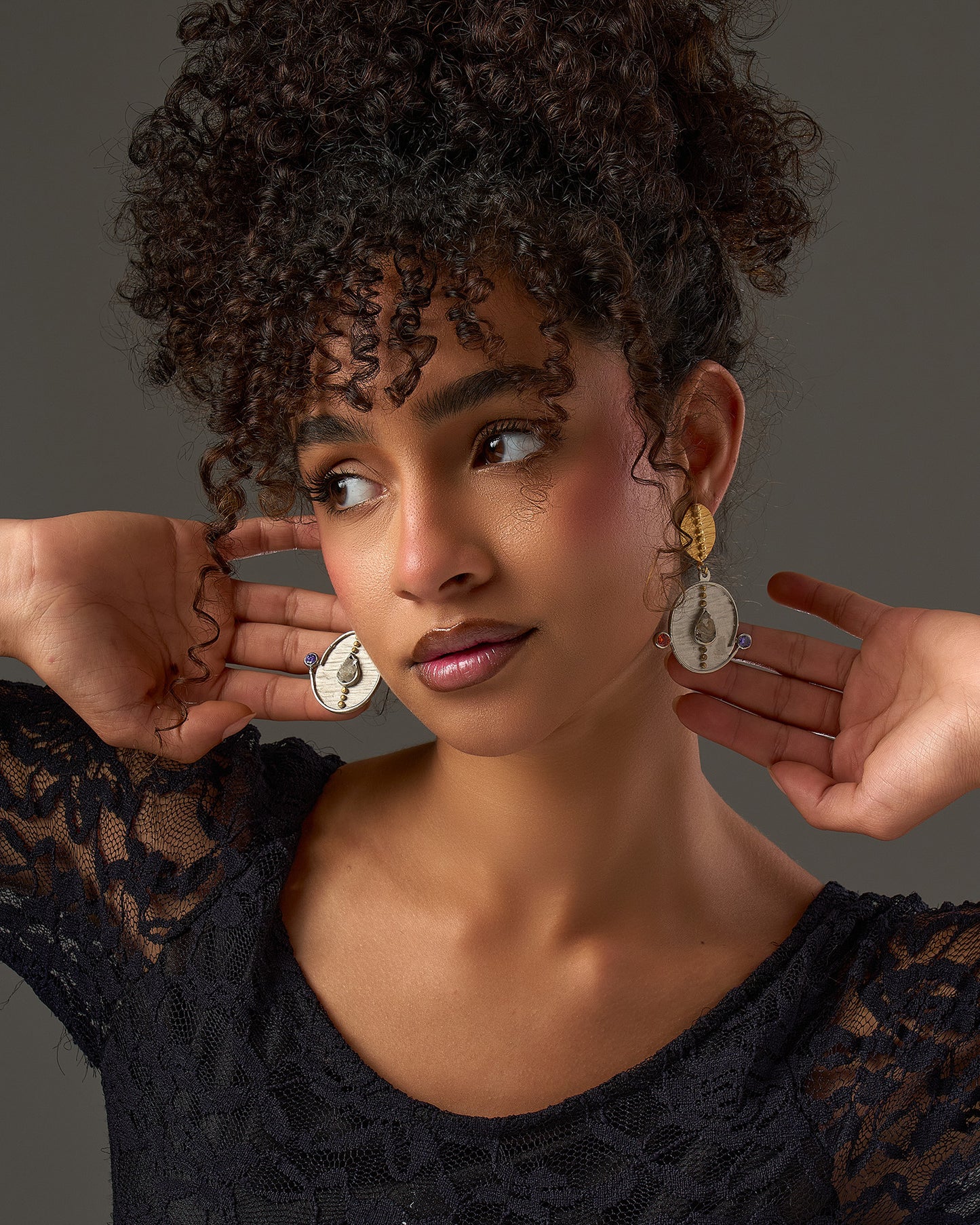 Egyptian shield Earrings
