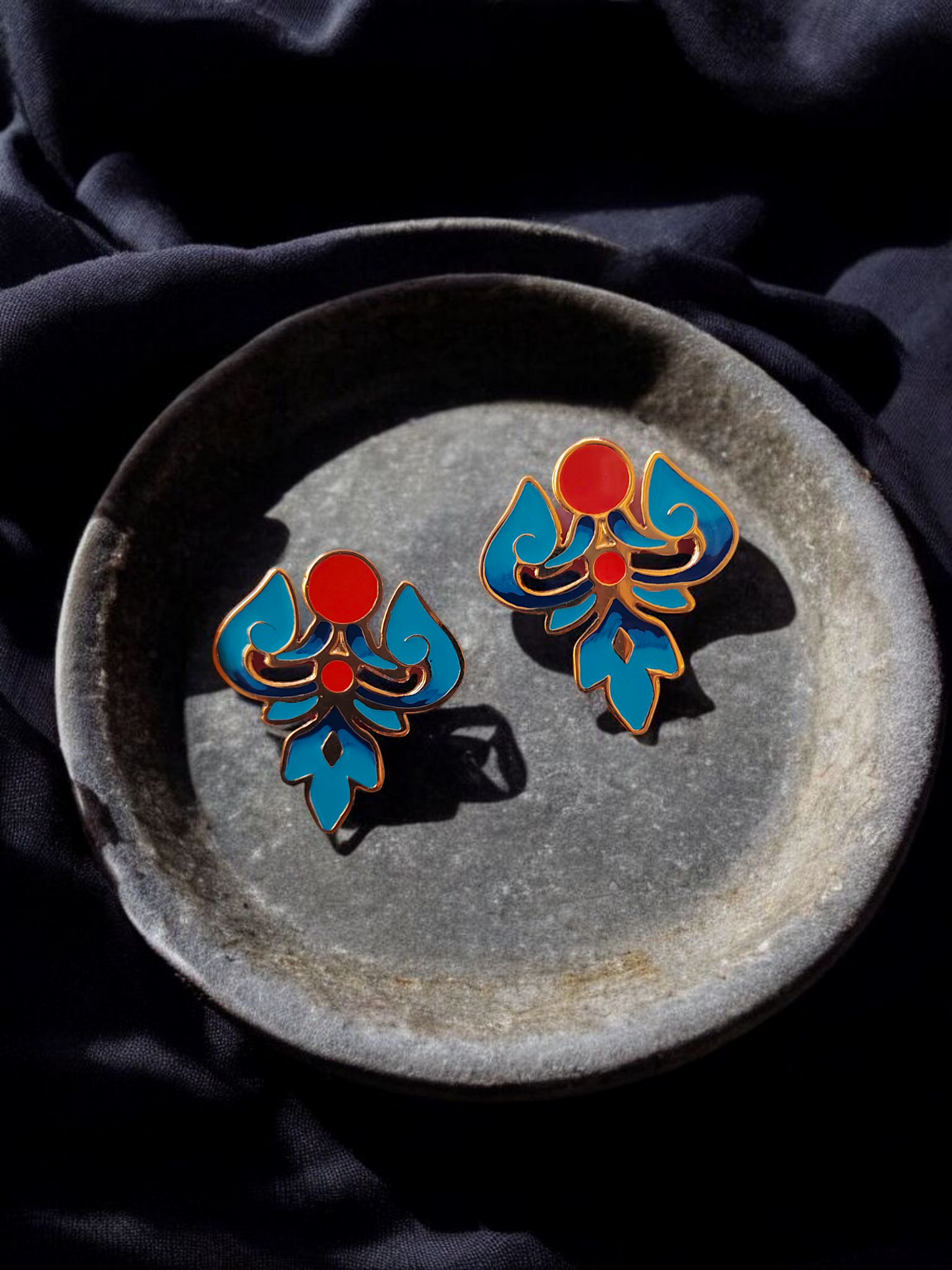 Colorful Flower Earring