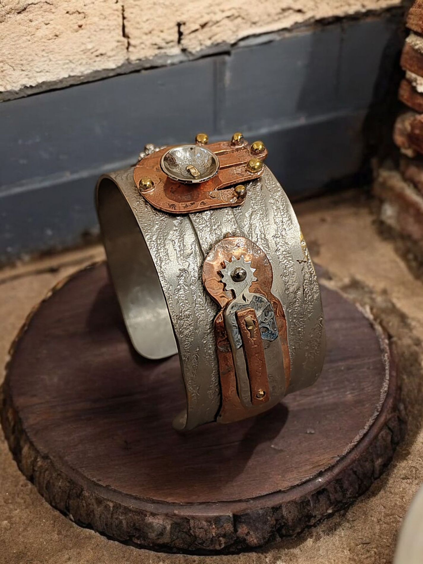 Red Copper Bangle