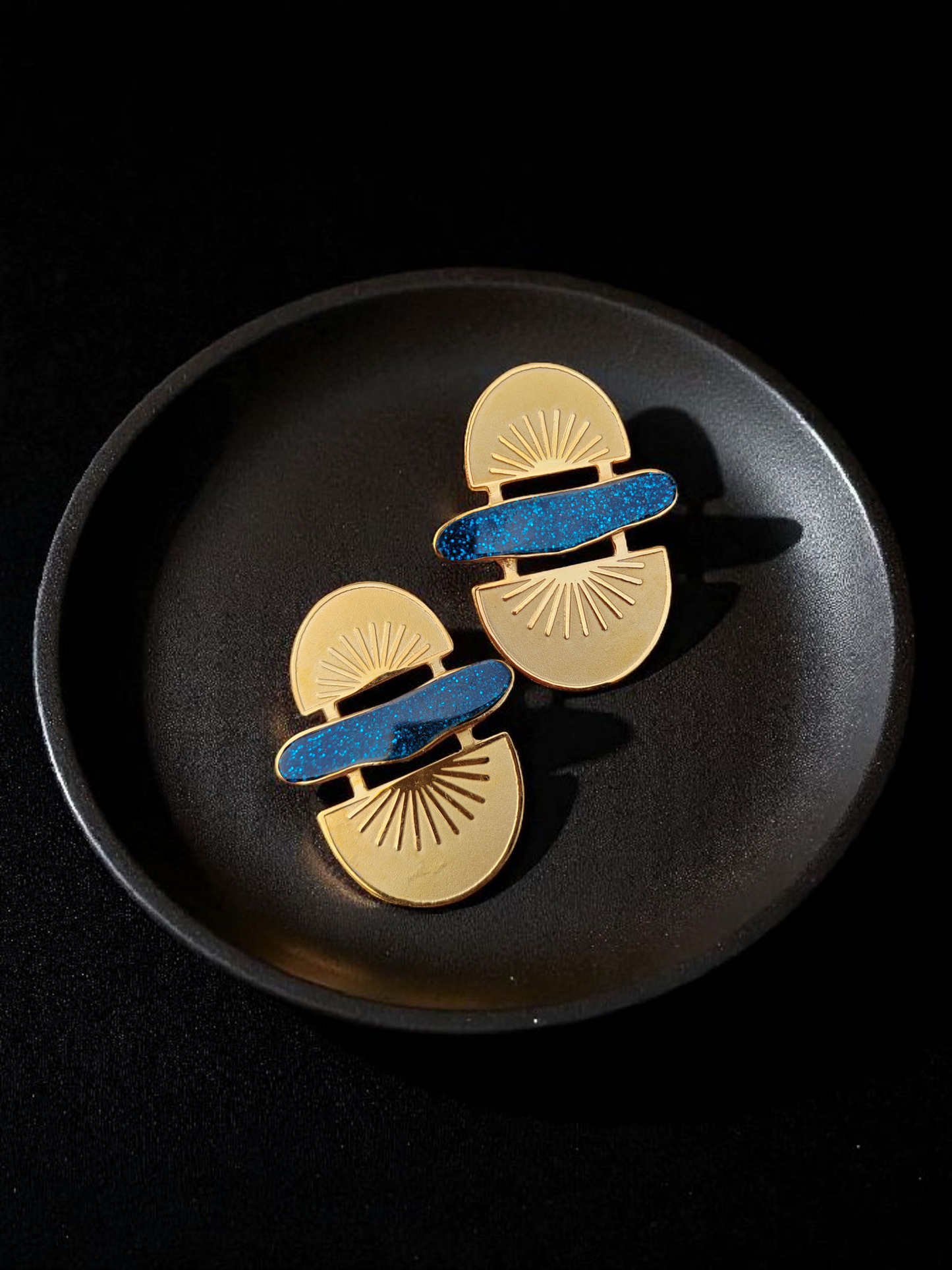 Sea and sun earrings