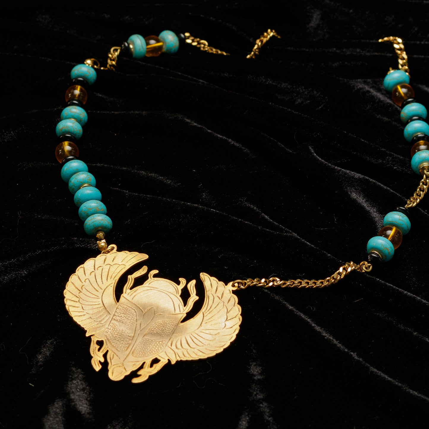 Scarab Wings Necklace