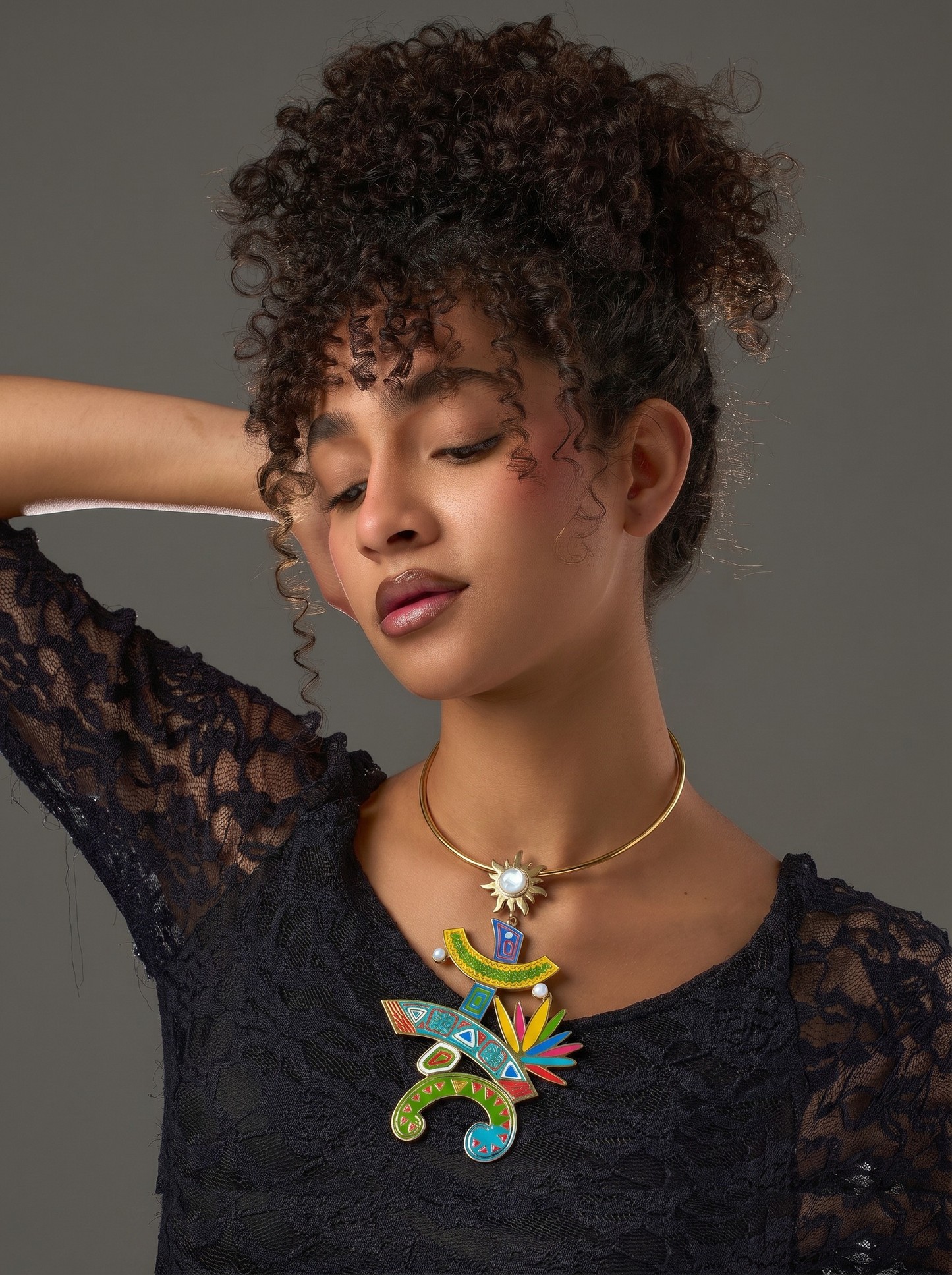 Bohemian sun Necklace