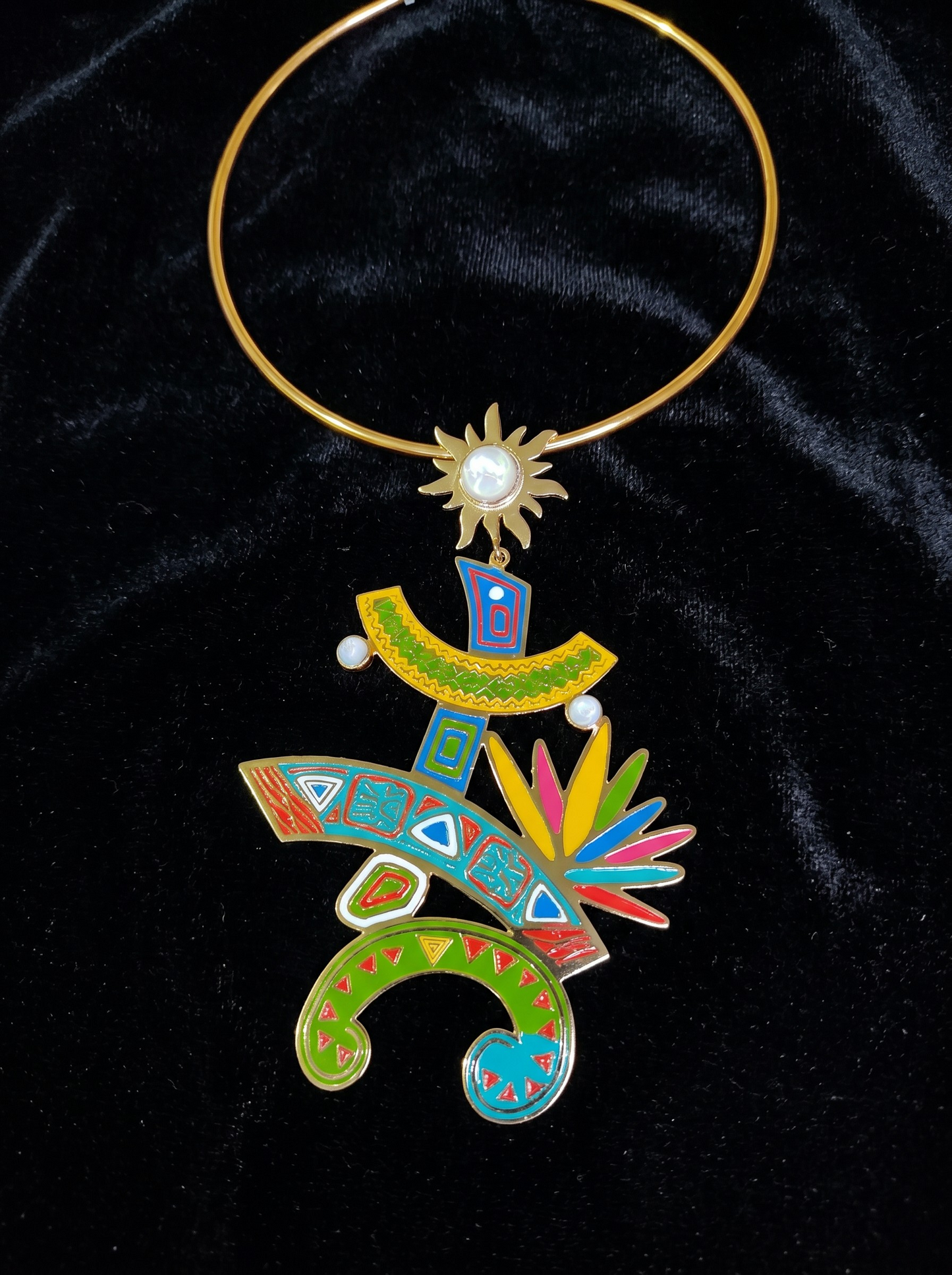 Bohemian sun Necklace