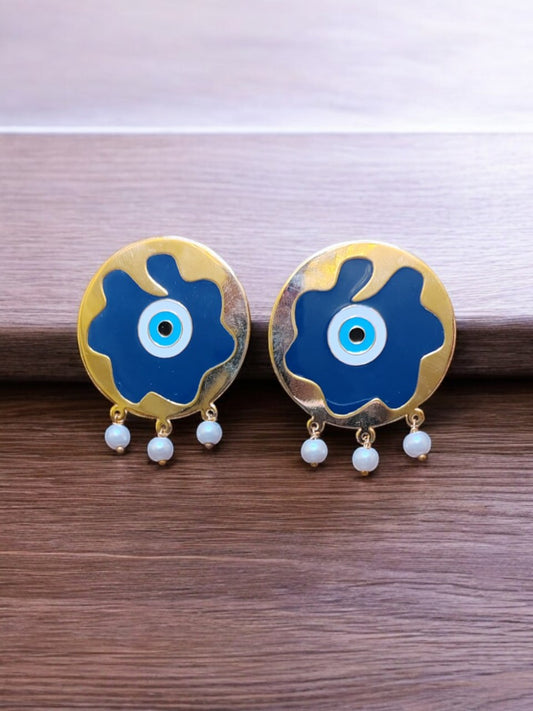 Circle eye Earrings