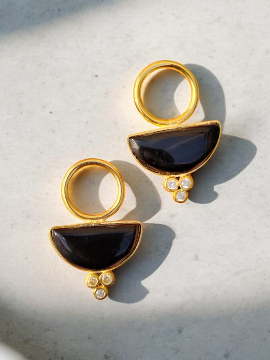 Black lake Earrings