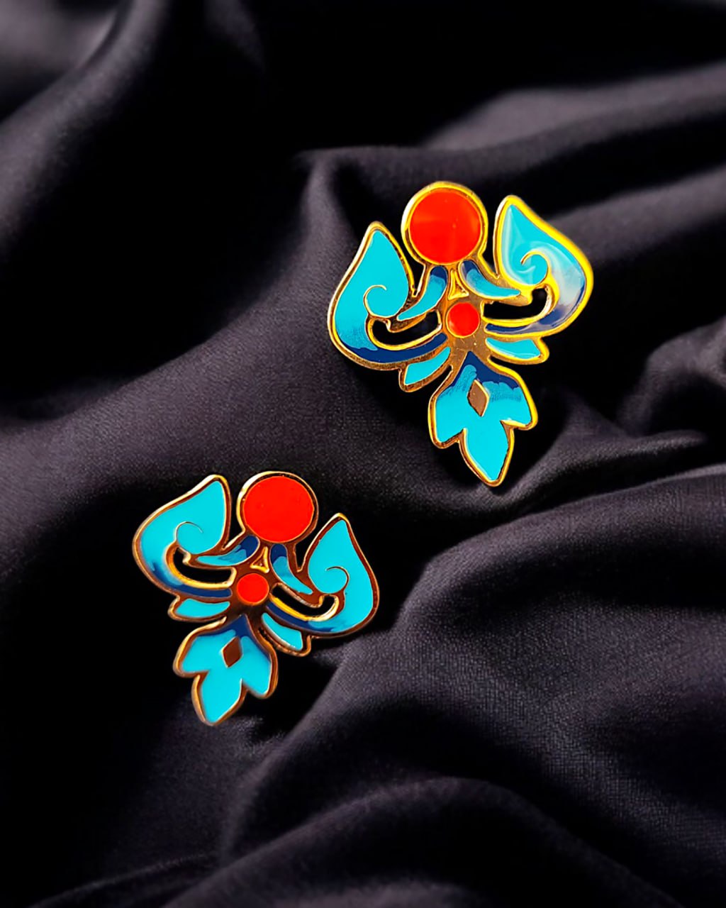 Colorful Flower Earring