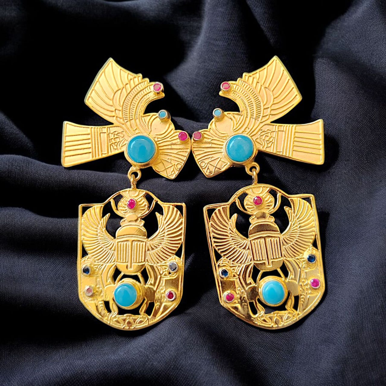 Scarab Wings Earrings