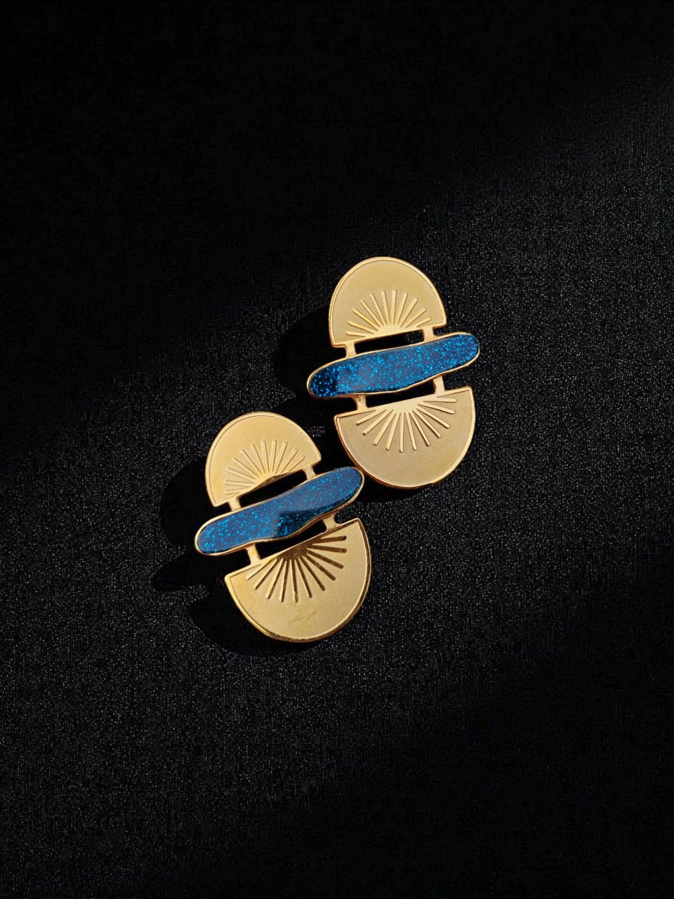 Sea and sun earrings