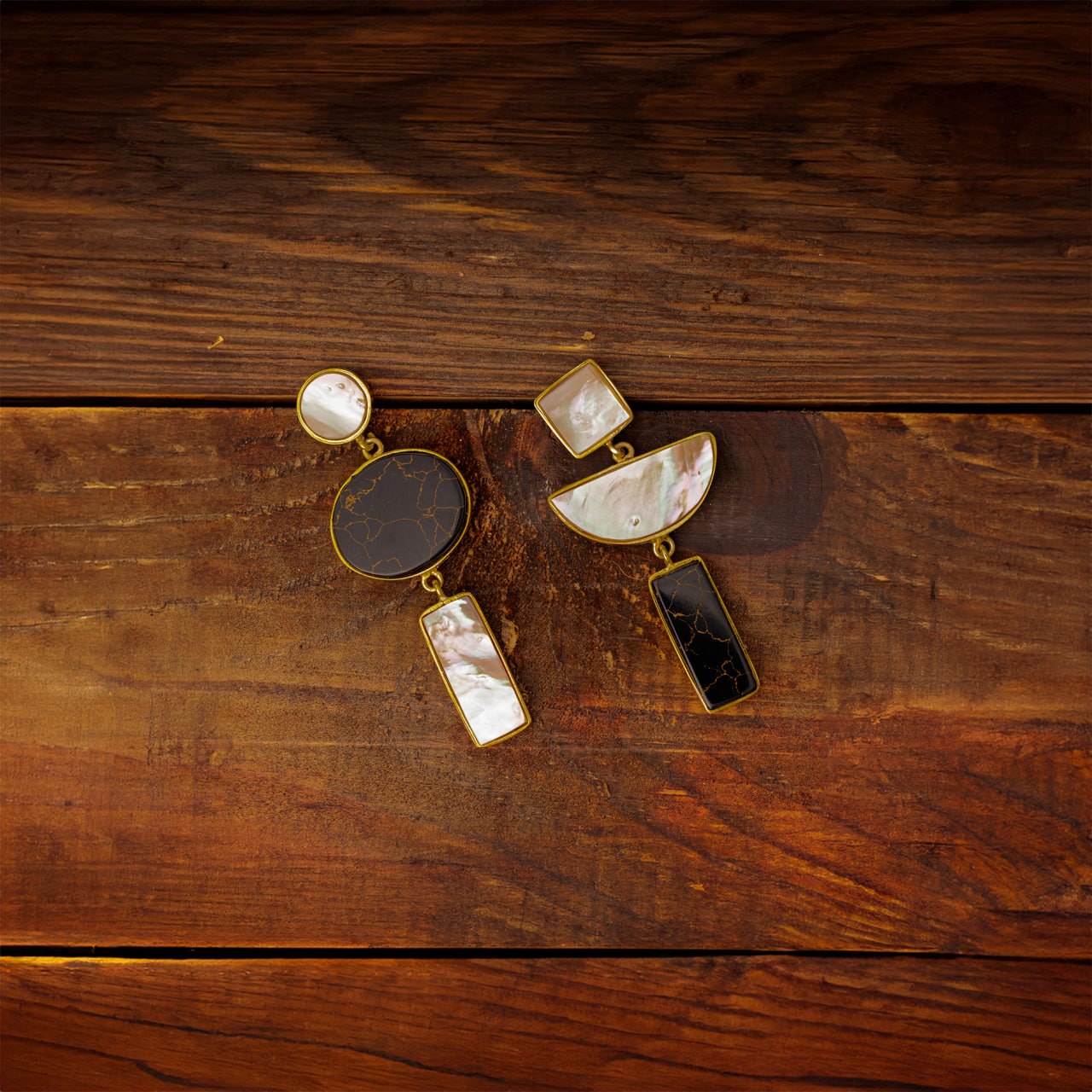 Black & White Earrings