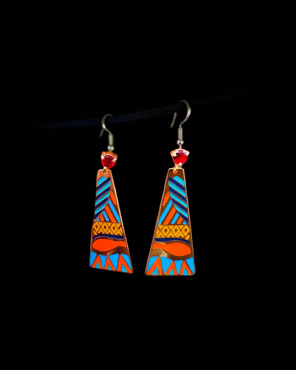 Colored Tekhen Earrings