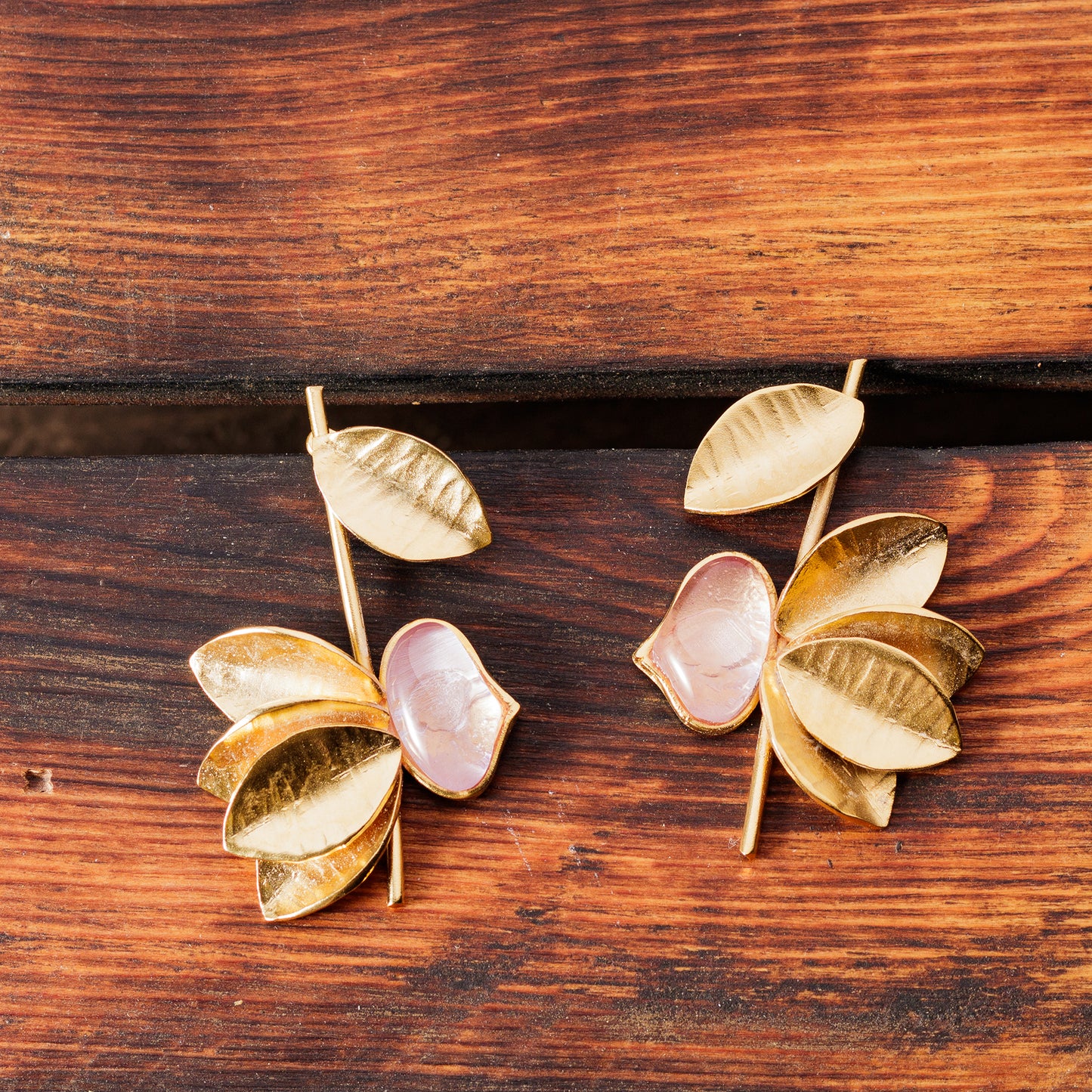 Golden leaves Earrings