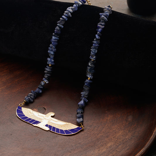 Isis necklace & Earrings